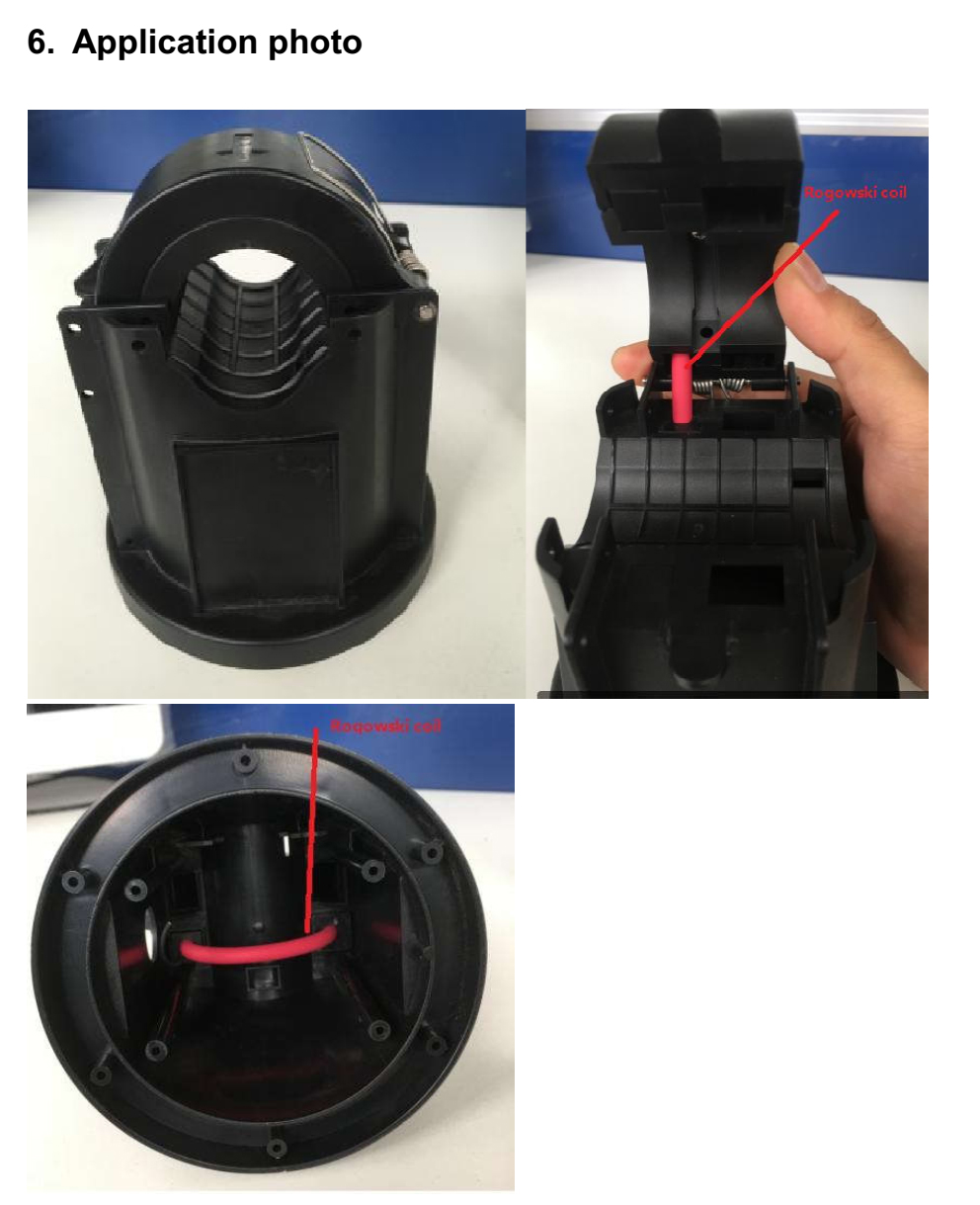 Fault indicator rogowski coil